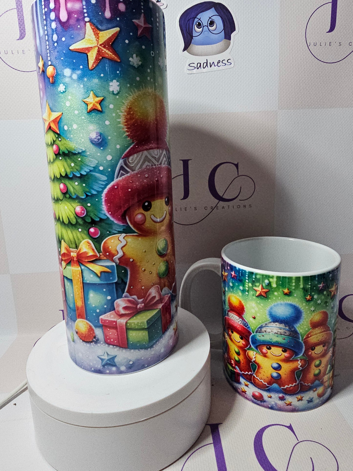 Cute Gingerbread Tumbler and Mug
