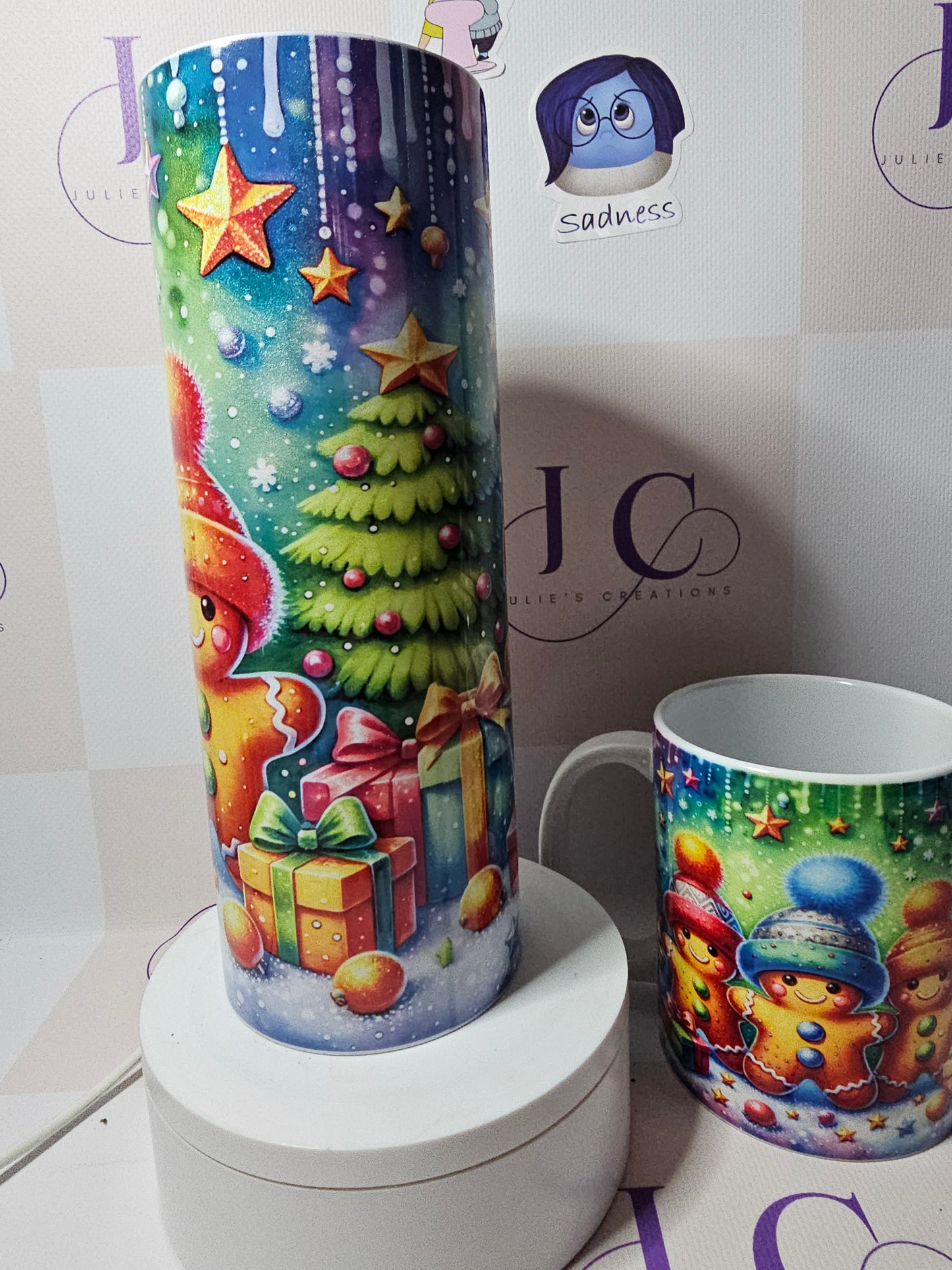 Cute Gingerbread Tumbler and Mug