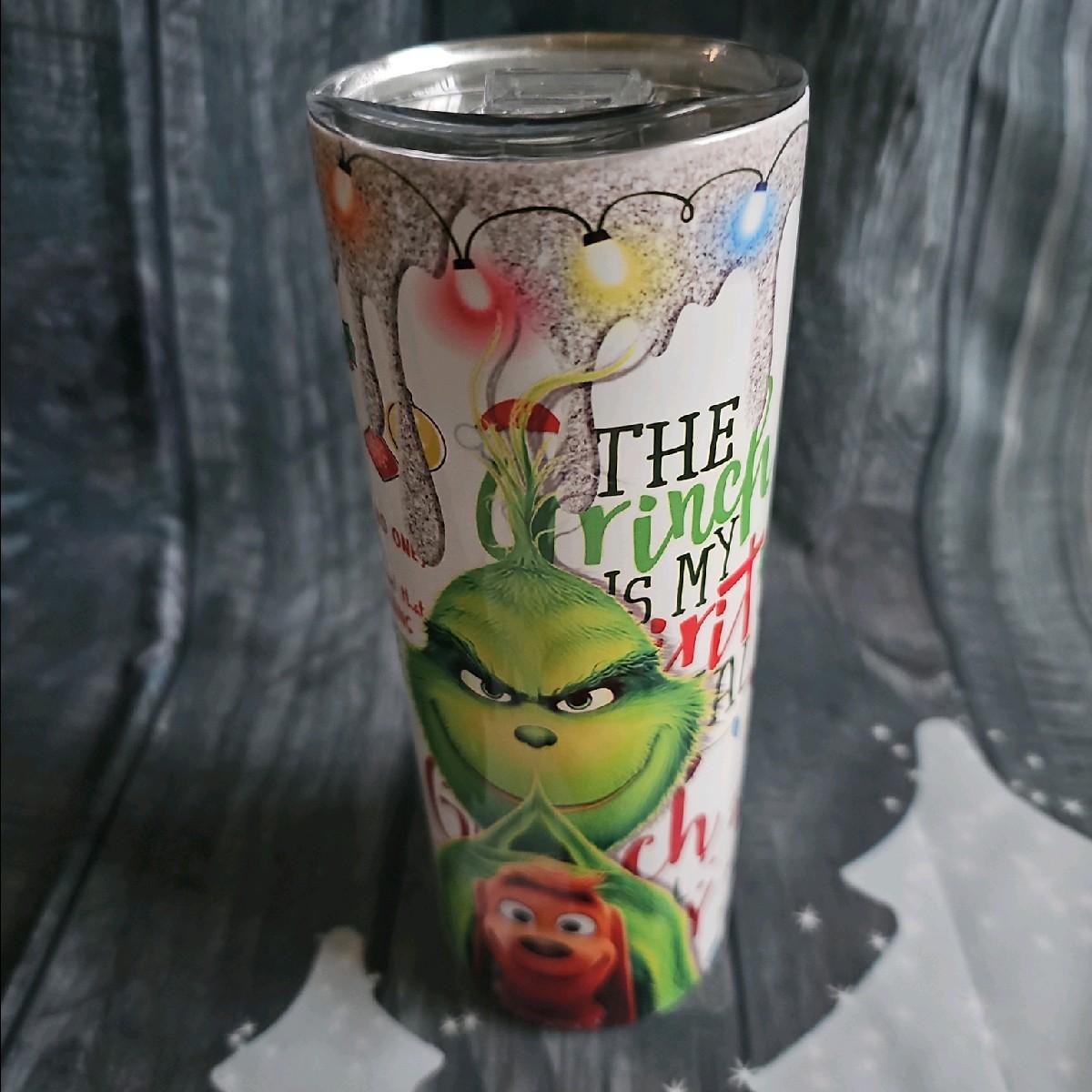 grinch 20oz tumbler