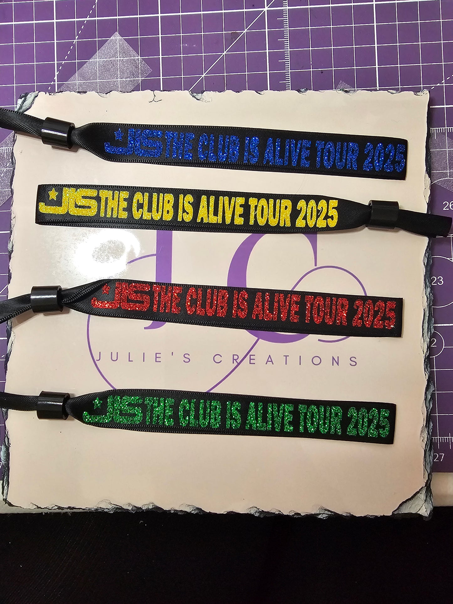 Jls keepsake wristbands