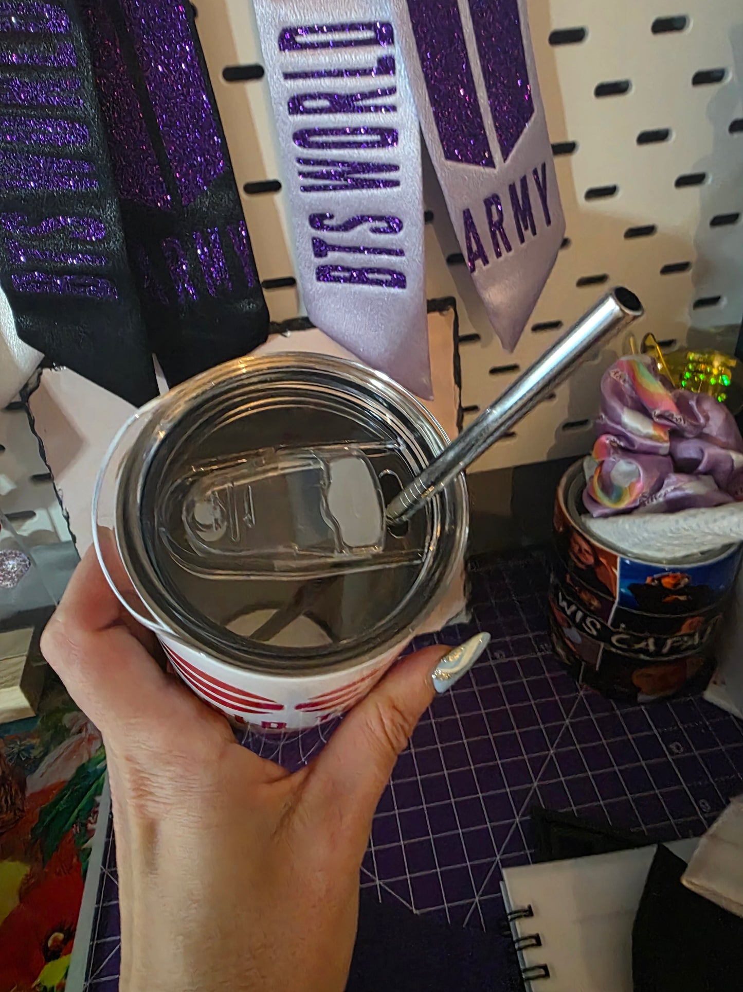 Bts world tour 20oz hot/cold tumbler perfect for all your drinks