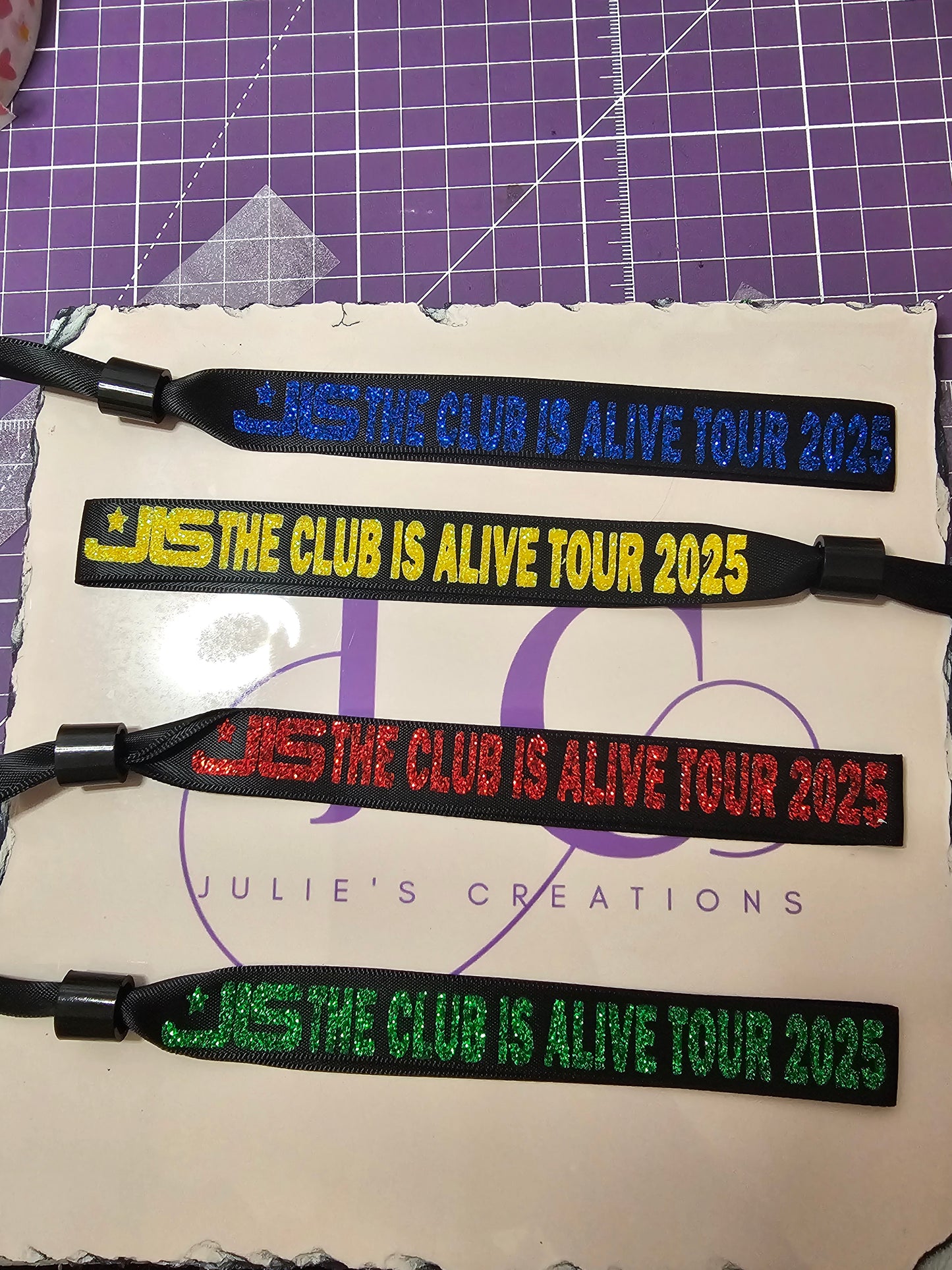 Jls keepsake wristbands