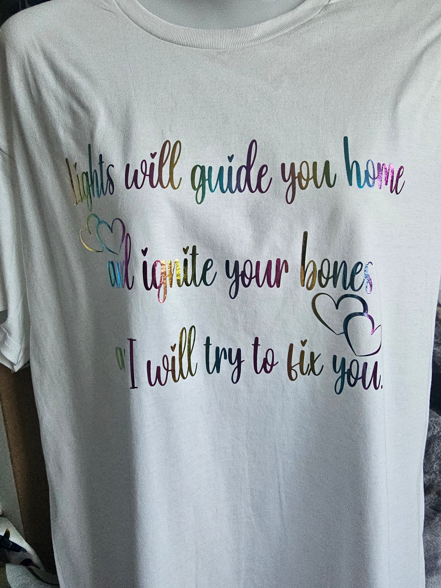 Coldplay concert tshirt
