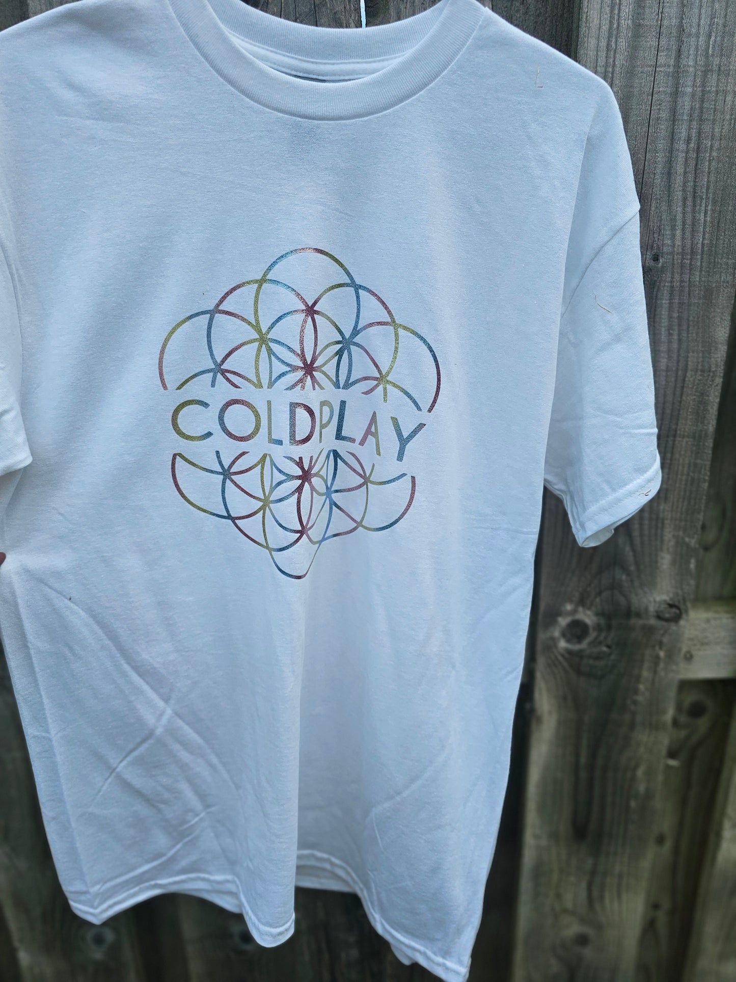 Coldplay concert tshirt