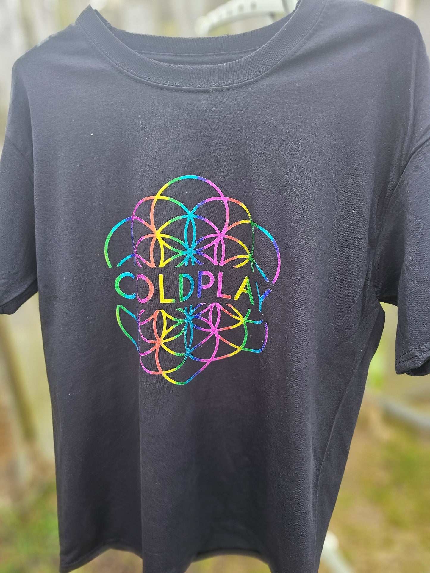 Coldplay concert tshirt
