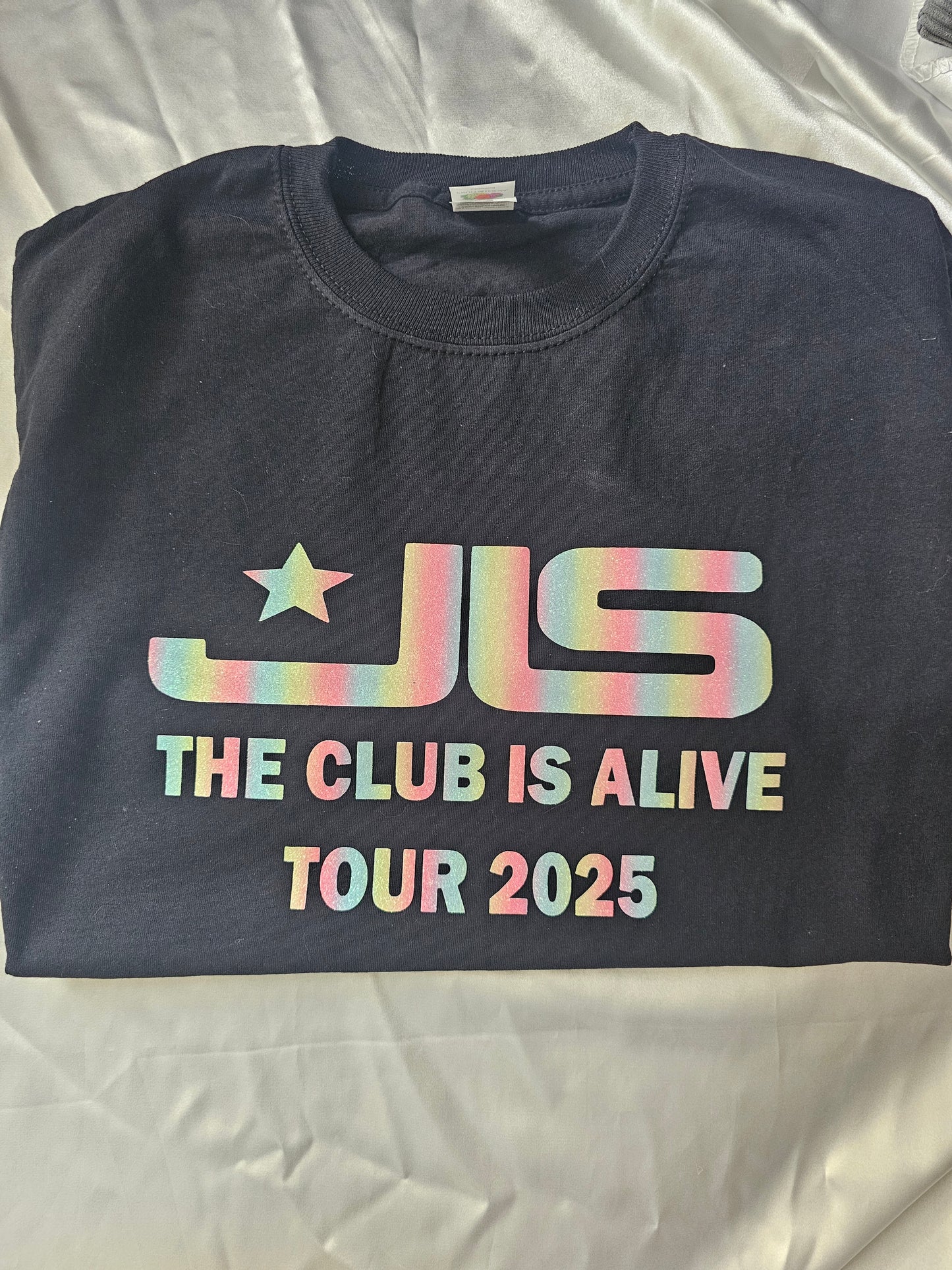 JLS the club is alive tour tshirt