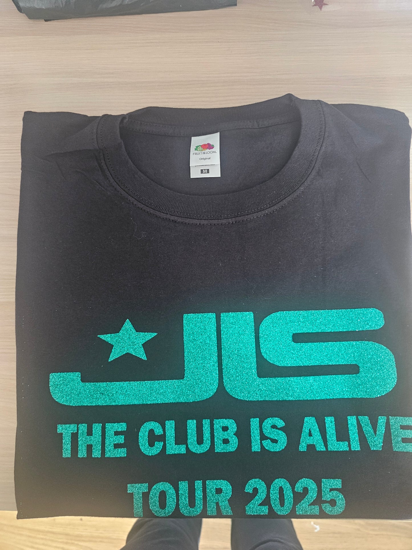 JLS the club is alive tour tshirt