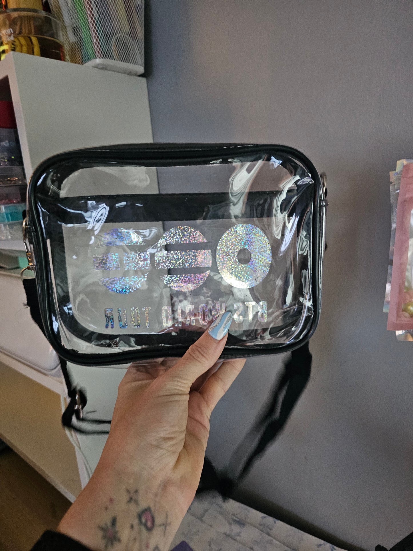 BTS world tour concert bag stadium approved size