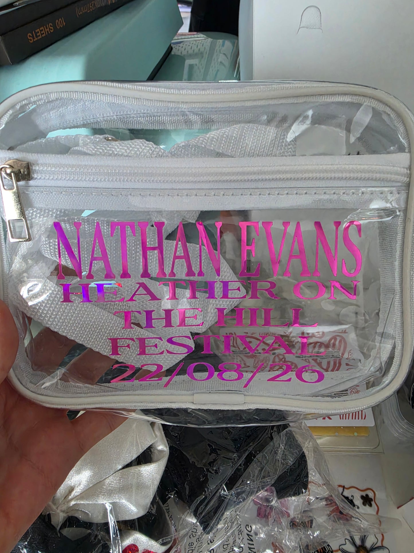 Nathan evans concert bag