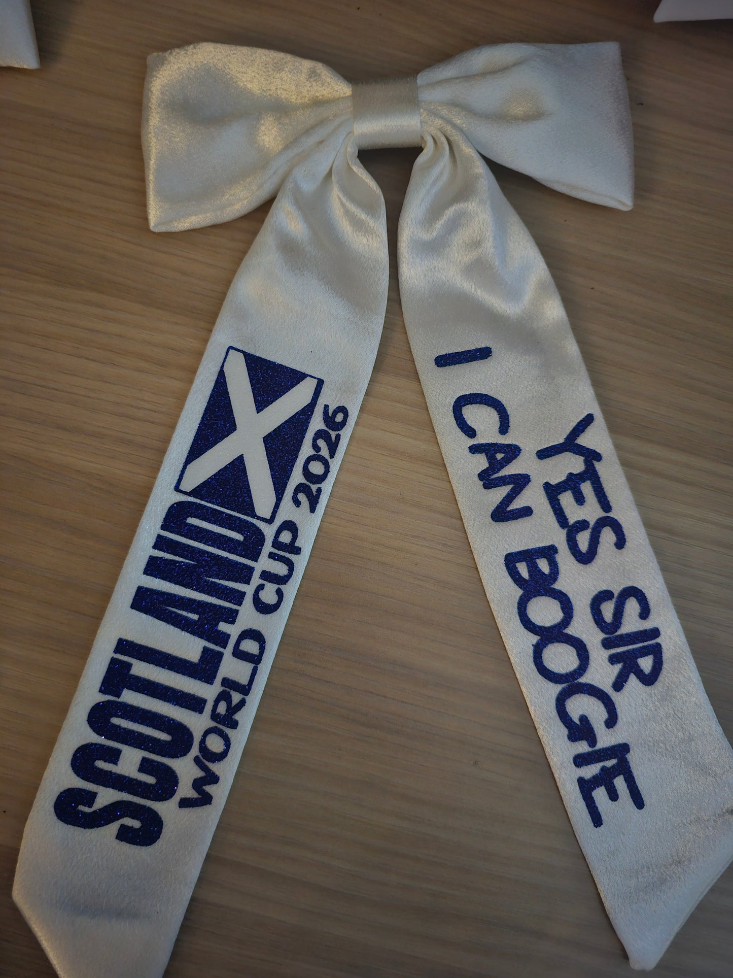 Scotland world cup hair bow