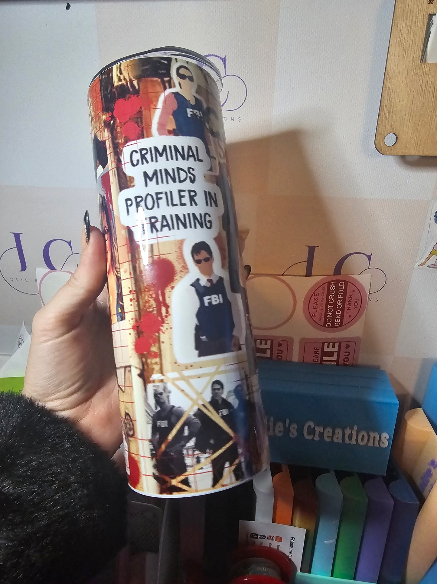 20oz hot / cold criminal minds tumbler