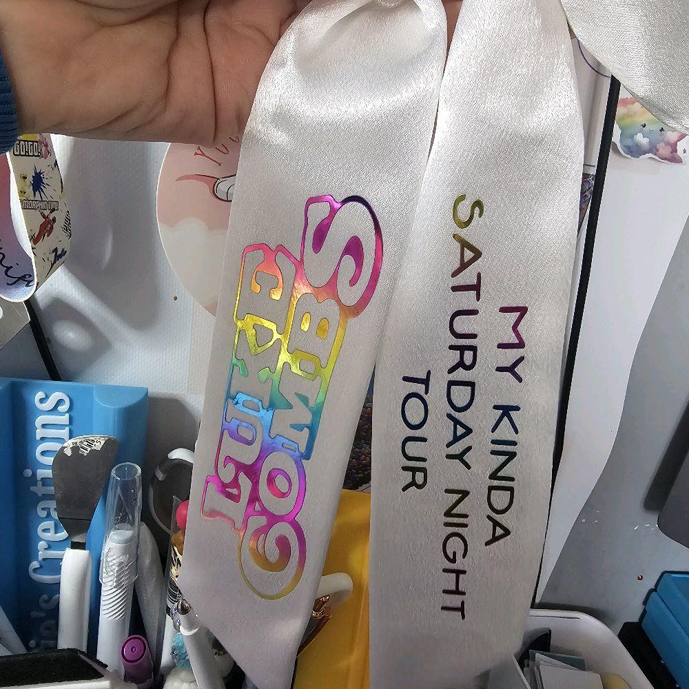 luke combs concert hair bow