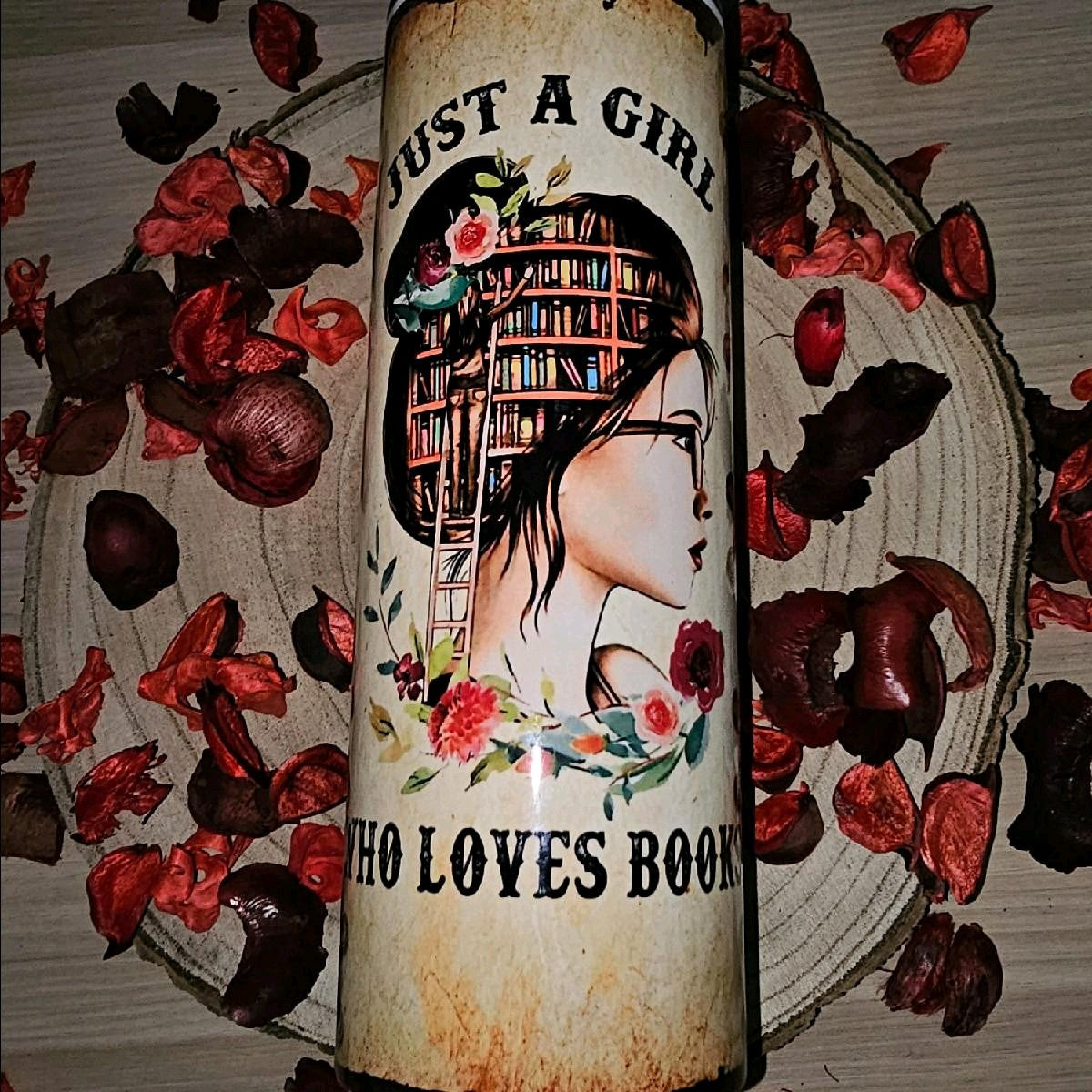 just a girl who loves book tumbler