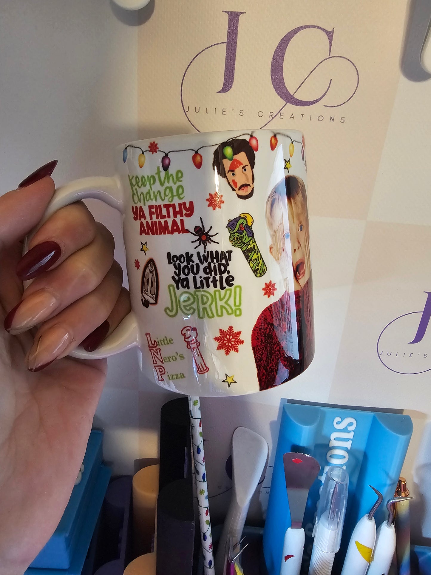 Home Alone Inspired 20oz Tumbler and 11oz Mug - Perfect for Hot or Cold Drinks