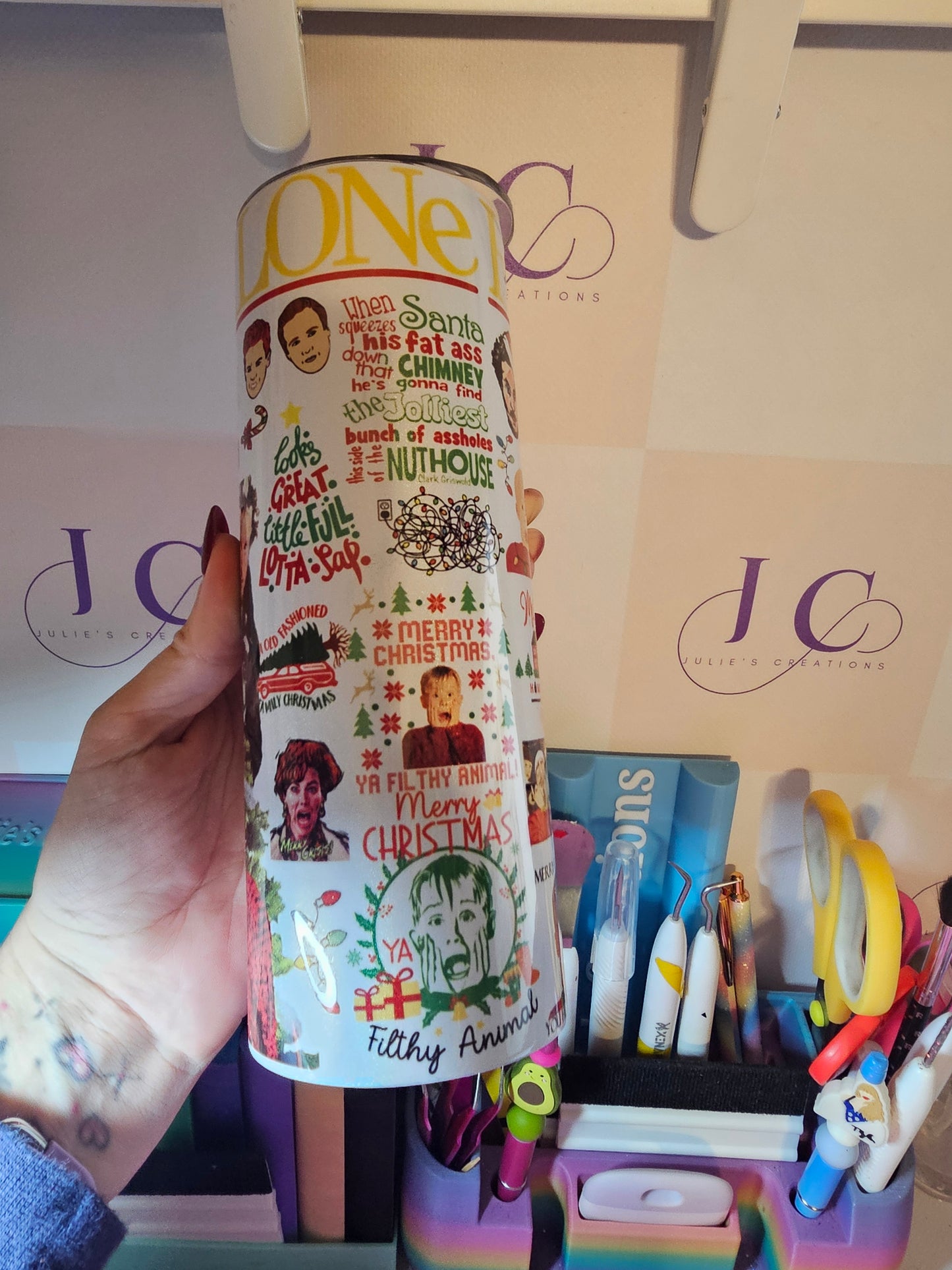 Home Alone Inspired 20oz Tumbler and 11oz Mug - Perfect for Hot or Cold Drinks