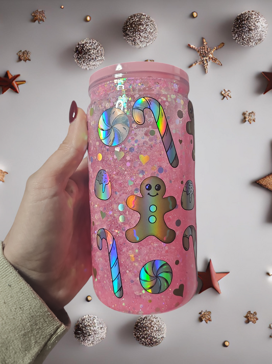 Sweet treats snowglobe with beautiful lid to match