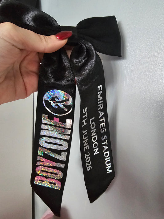 Boyzone concert hair bow perfect for fans