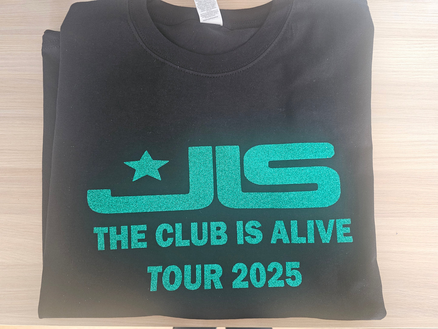 JLS the club is alive tour tshirt