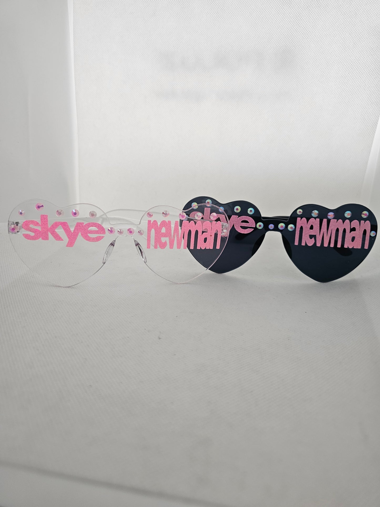 Skye Newman Concert Heart Shaped Sunglasses