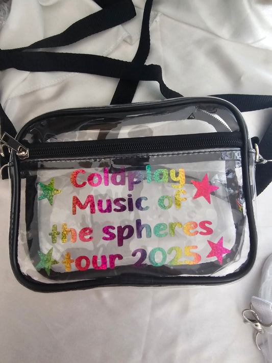 Coldplay stadium approved size concert bag