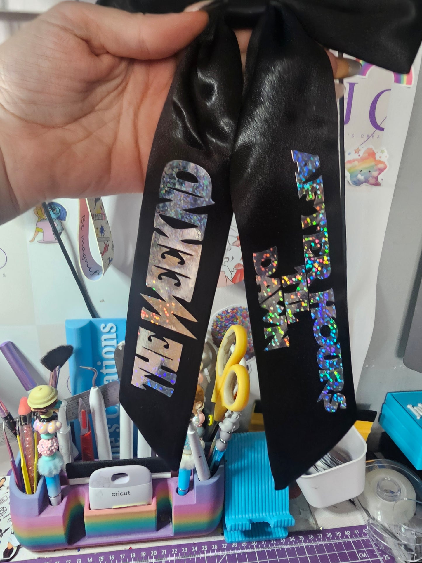 The weekend concert hair bow