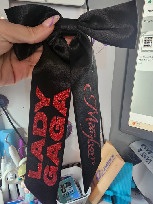 Lady gaga the mayhem ball concert hair bow