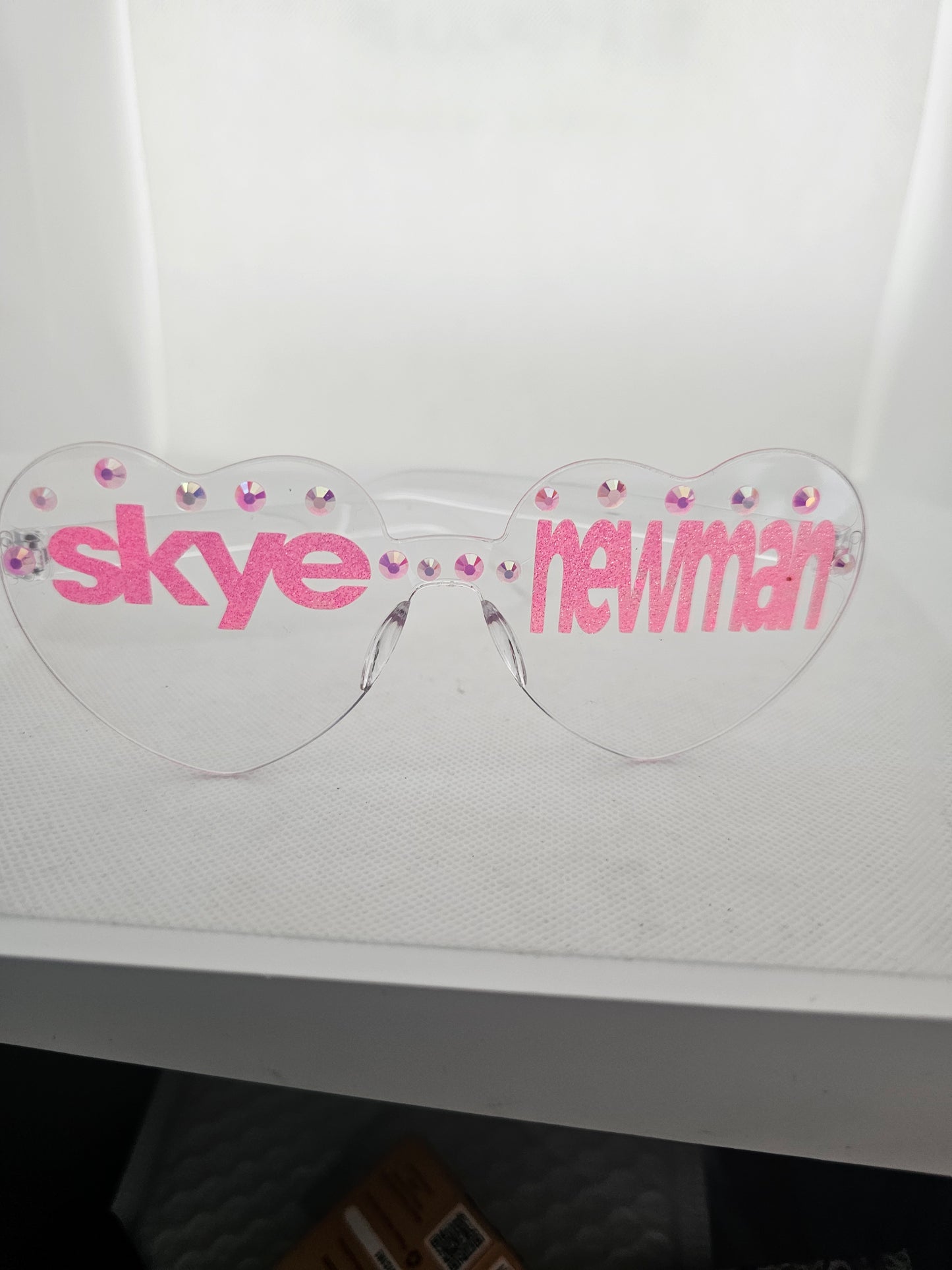 Skye Newman Concert Heart Shaped Sunglasses
