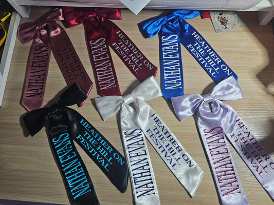 Nathan evans Heather on the hill  concert hair bow