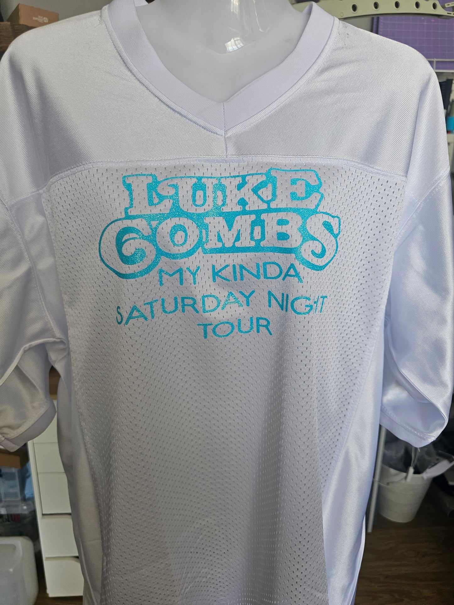 Luke combs jersey style top