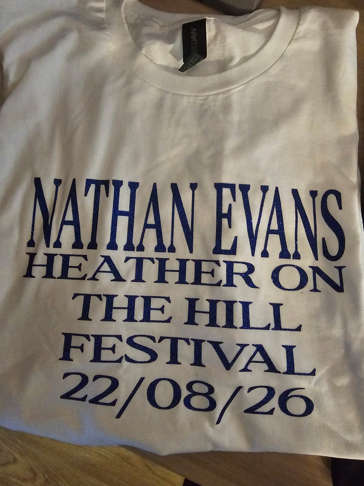 Nathan Evans concert t-shirt