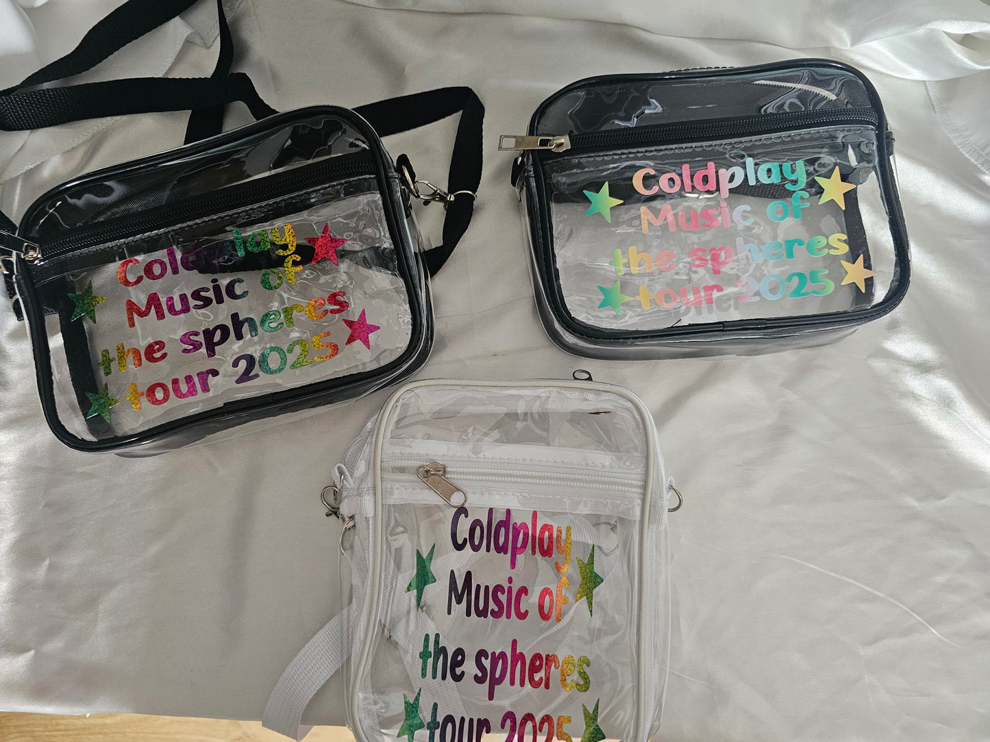 Coldplay stadium approved size concert bag