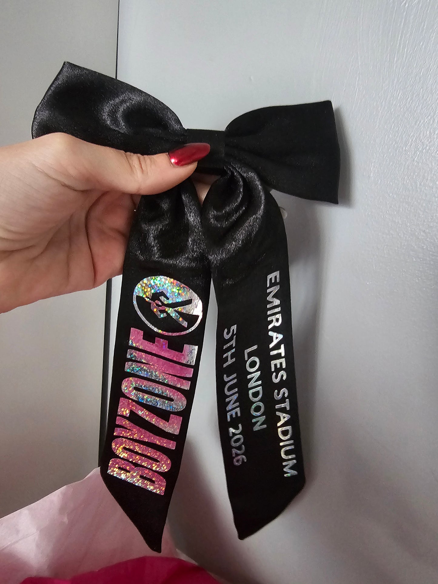 Boyzone concert hair bow perfect for fans