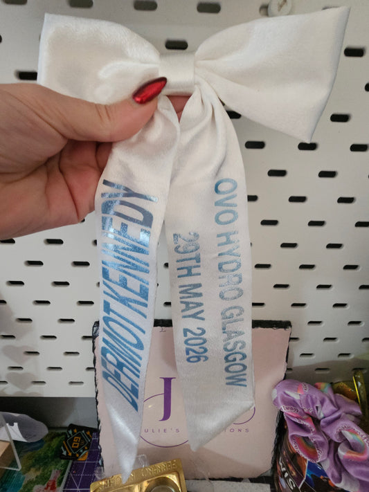 dermot kennedy concert hair bow