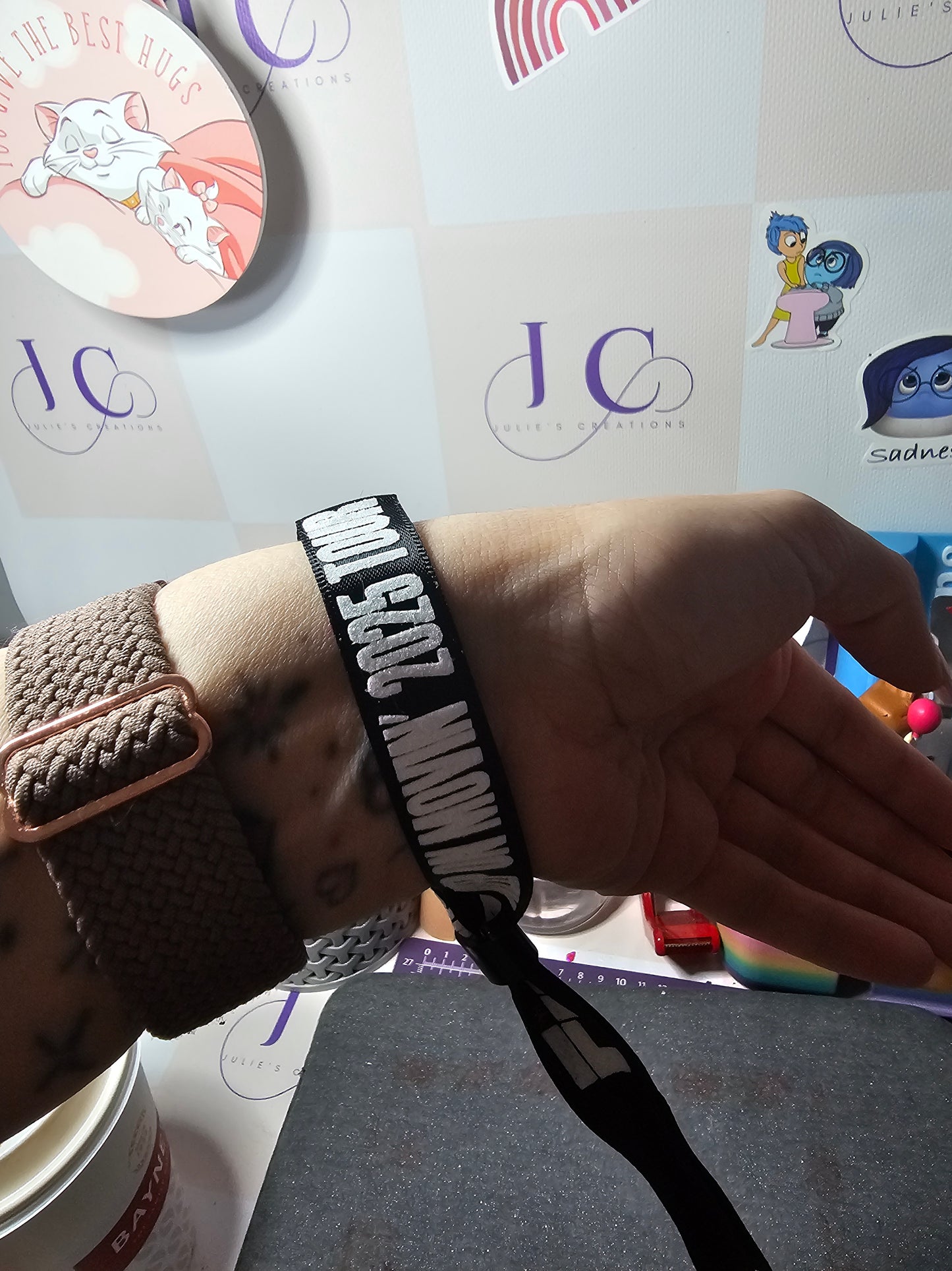 Five keepsake wristband