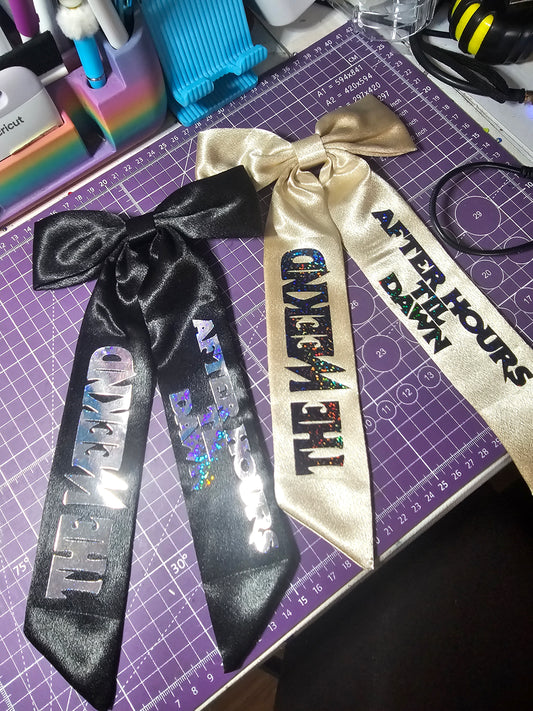 The weekend concert hair bow