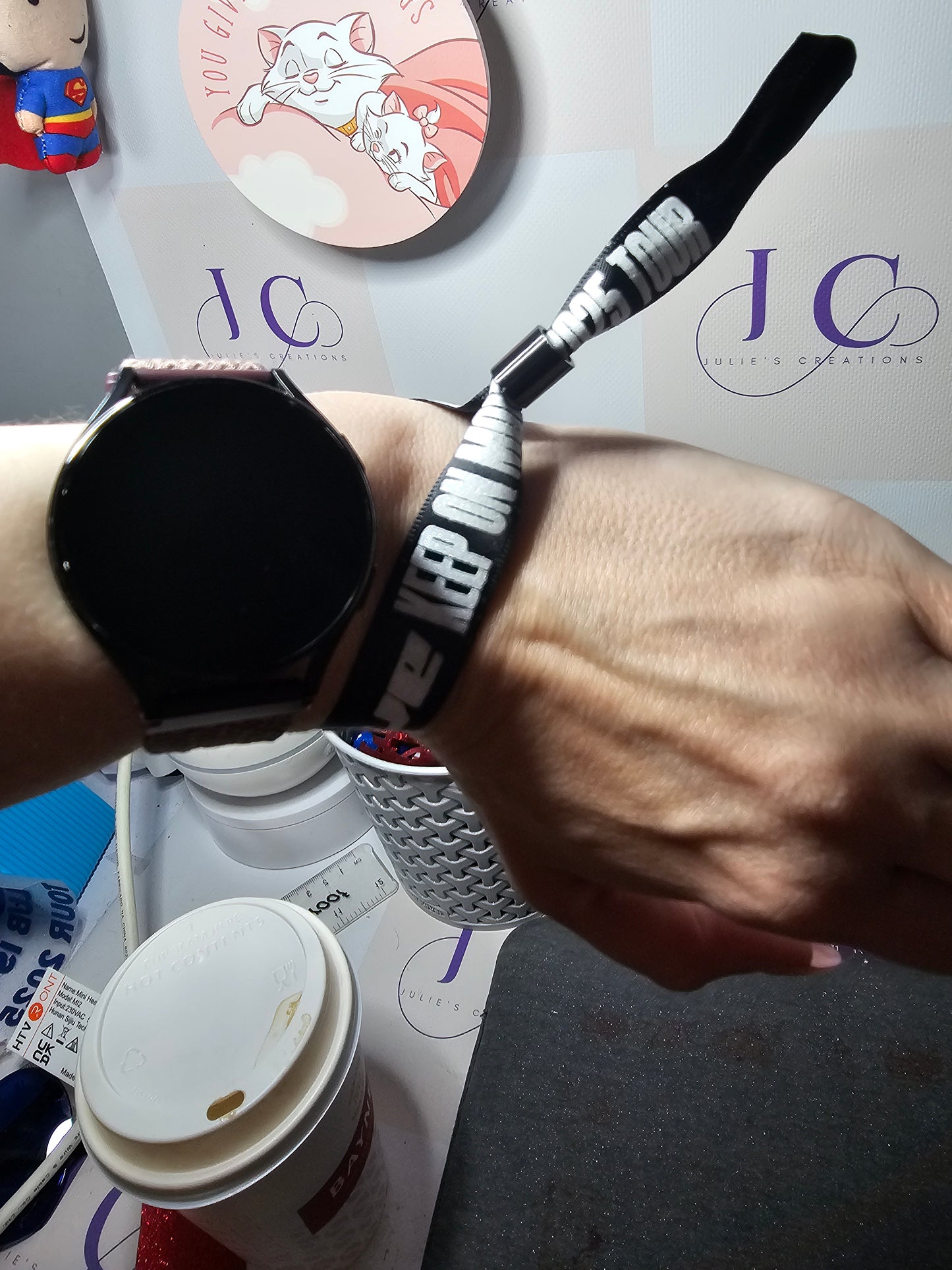 Five keepsake wristband