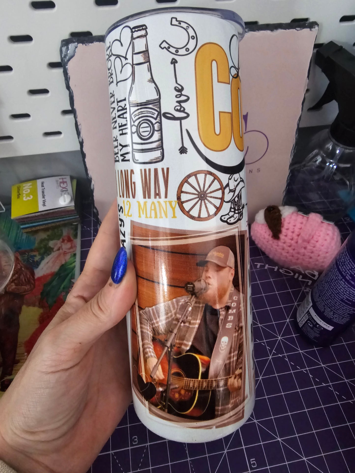 Luke combs tumbler