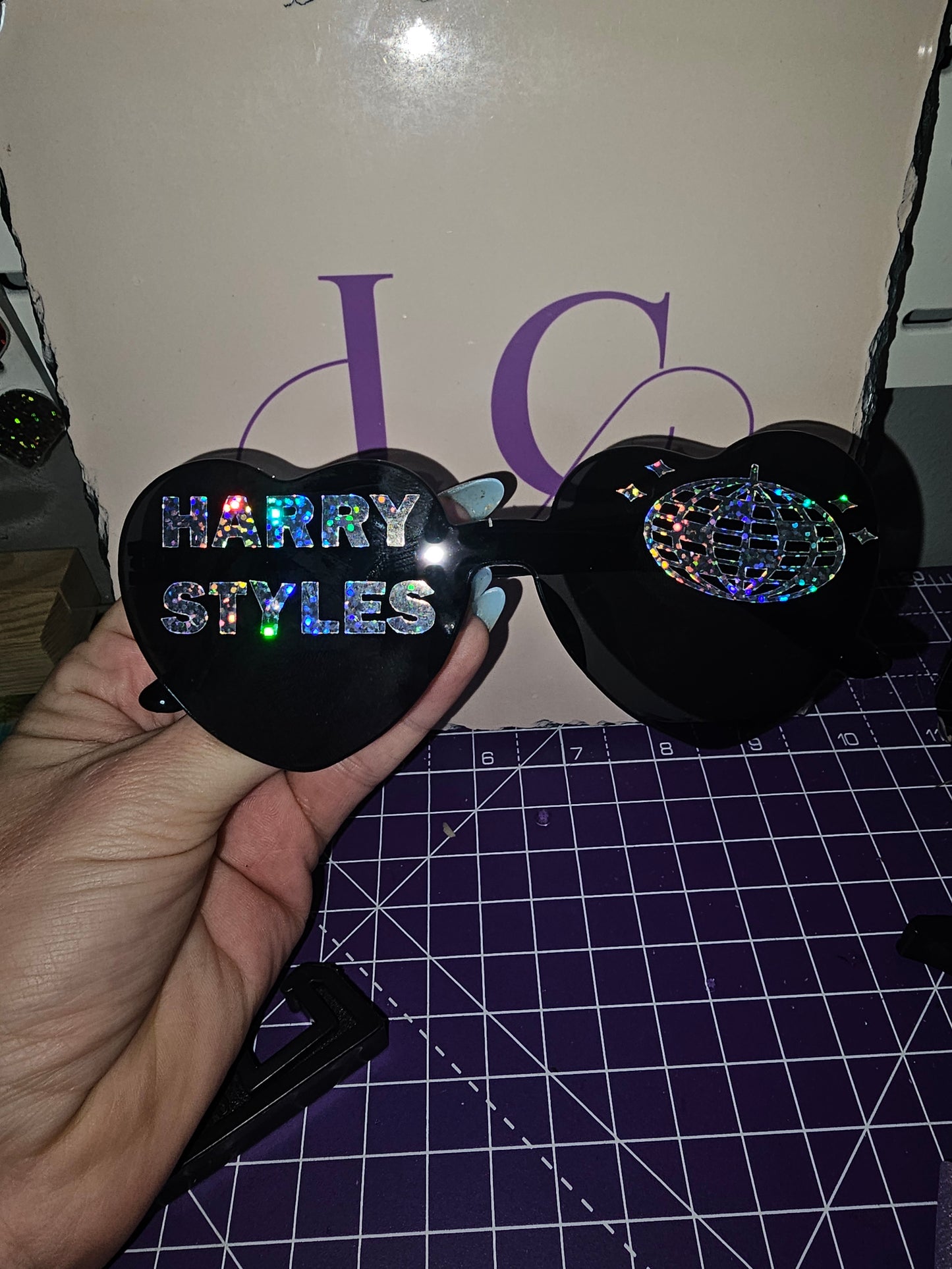 Harry styles concert glasses