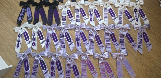 bts army long tail hair bow perfect for the upcoming concert