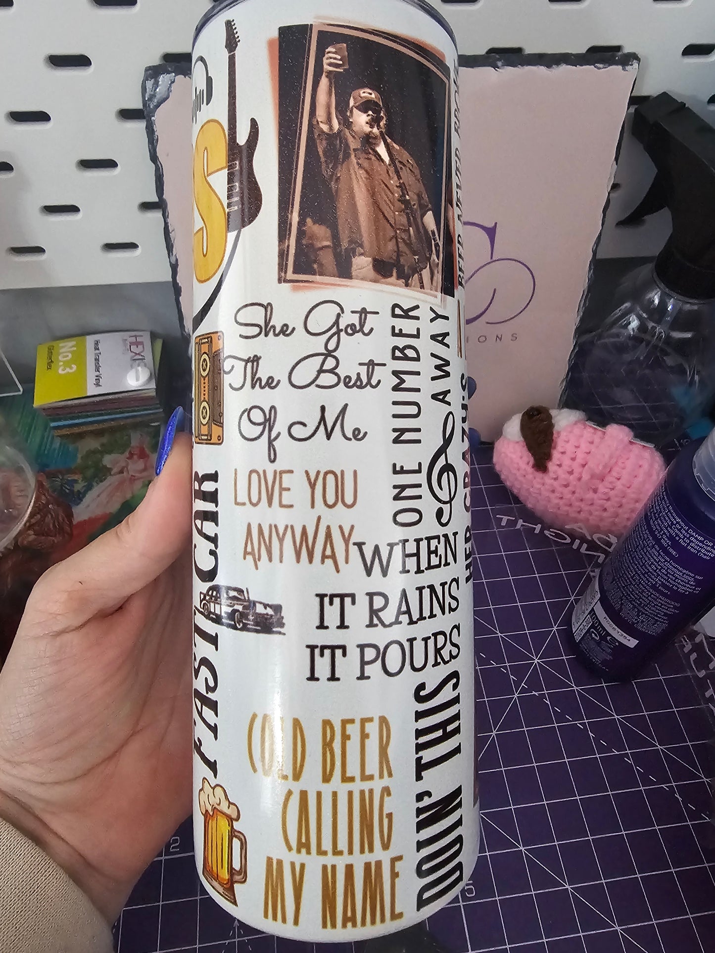 Luke combs tumbler