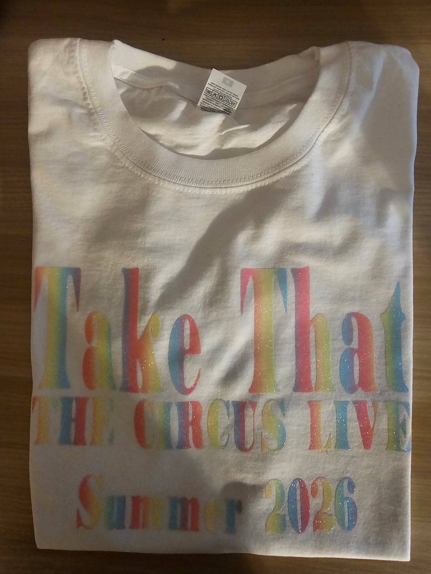 Take that concert tshirt