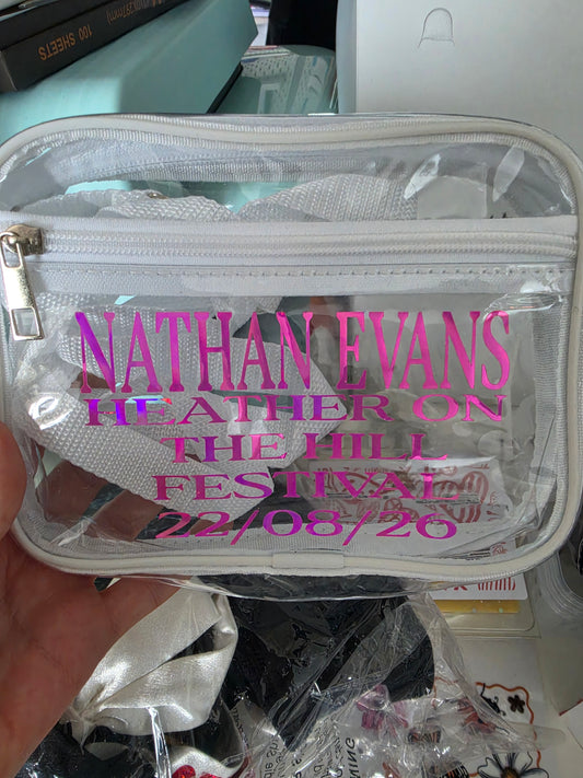 Nathan evans concert bag