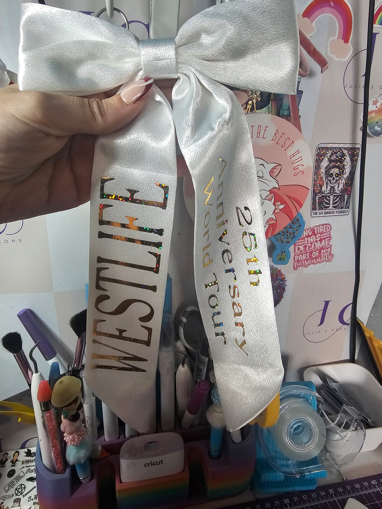 Westlife 25th anniversary tour concert hair bow