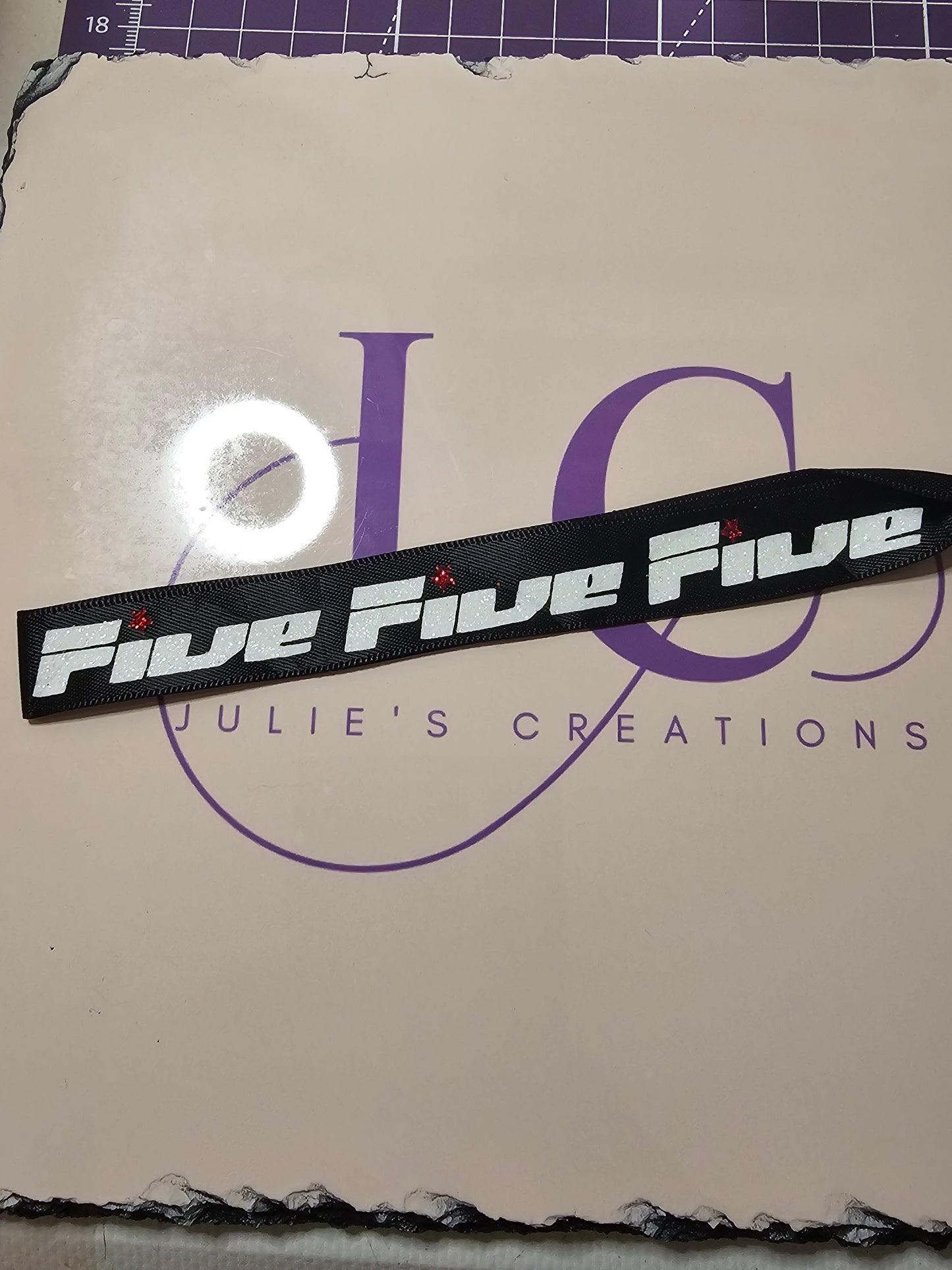 Five keepsake wristband