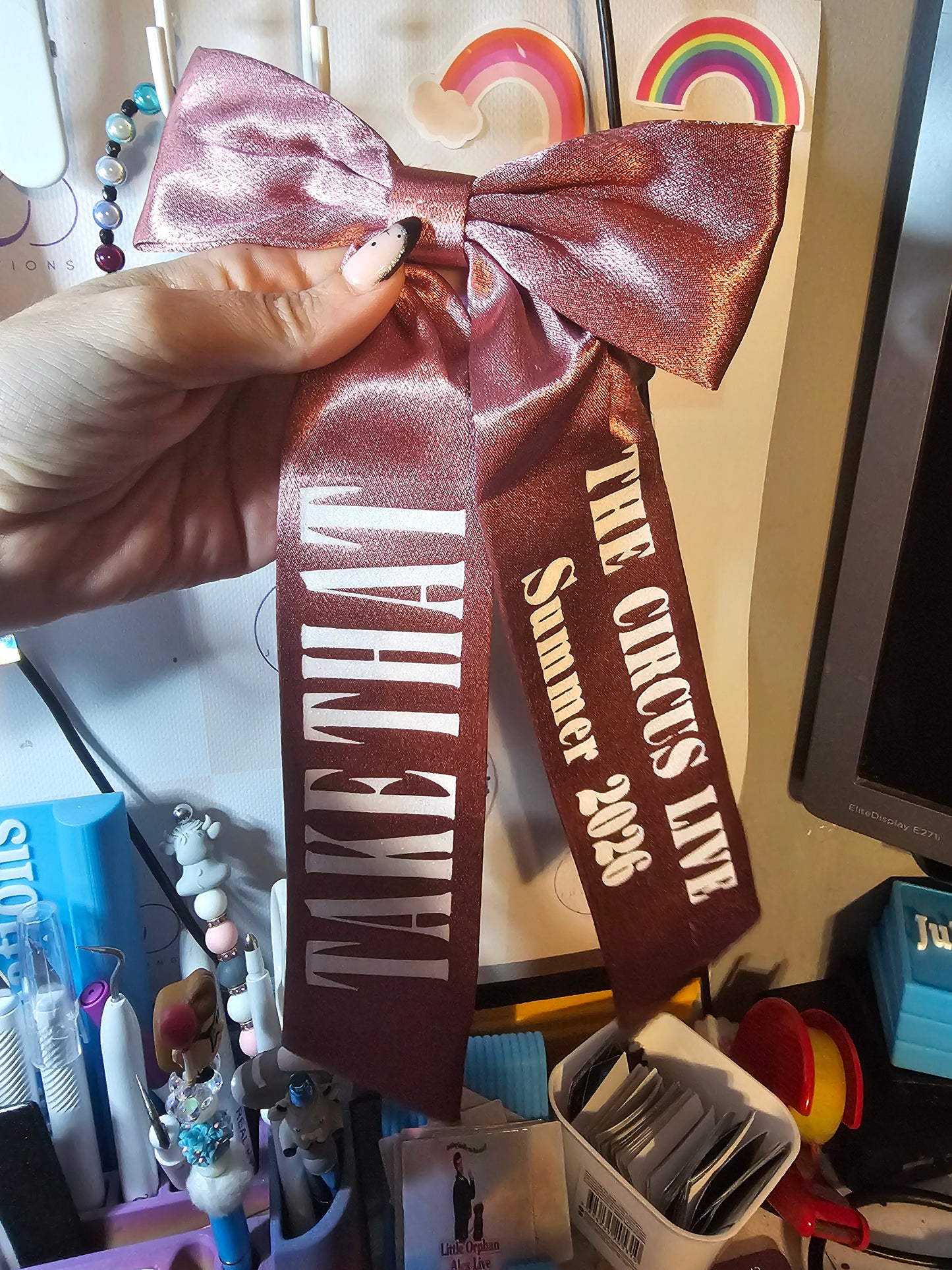 Take that the circus live 2026 concert hair bow