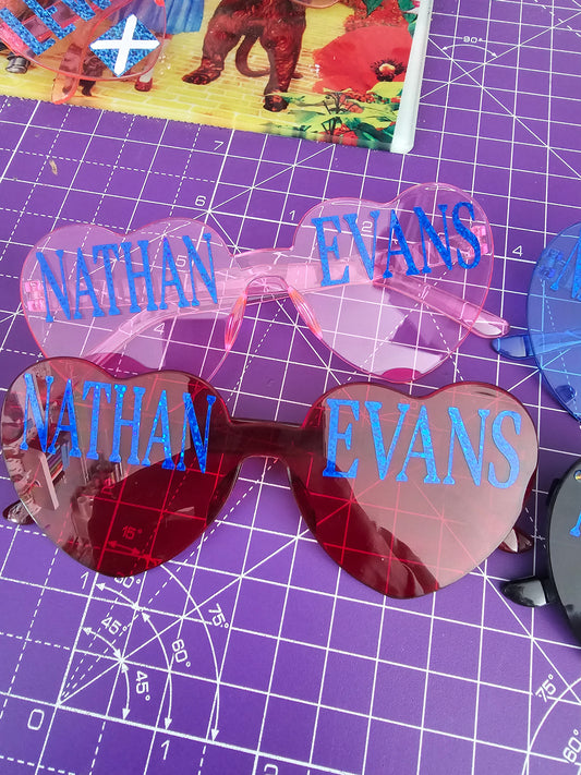 Nathan Evans concert sunglasses