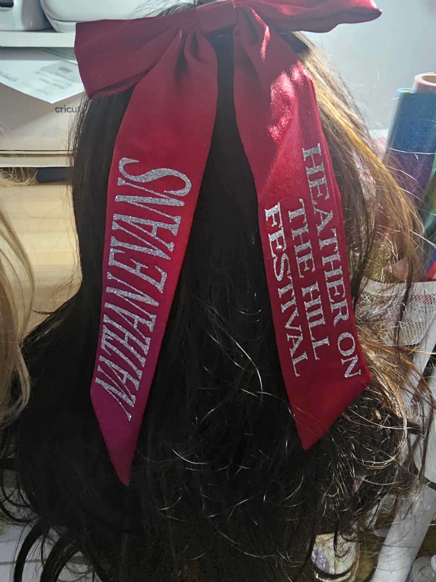 Nathan evans Heather on the hill  concert hair bow