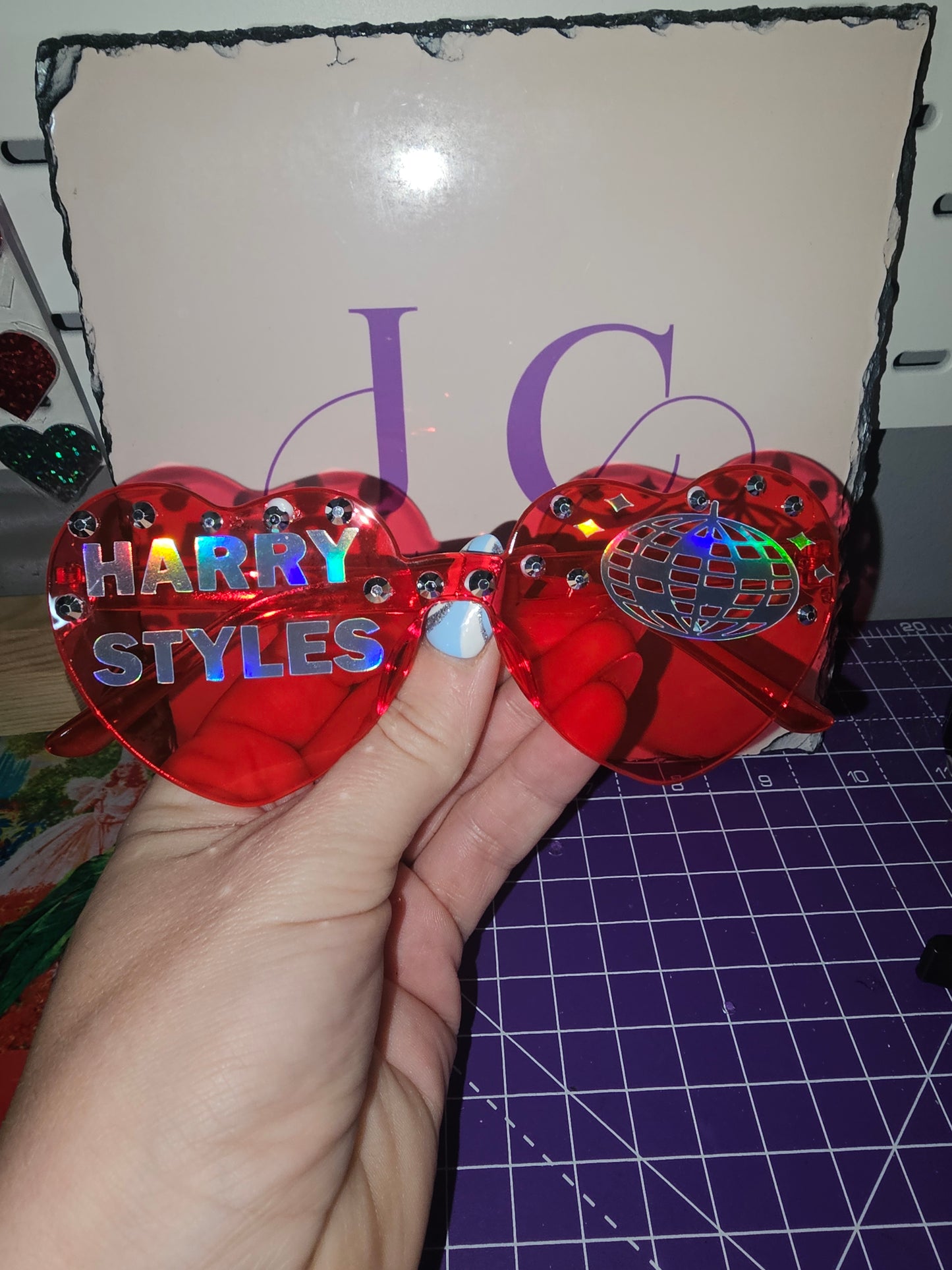 Harry styles concert glasses