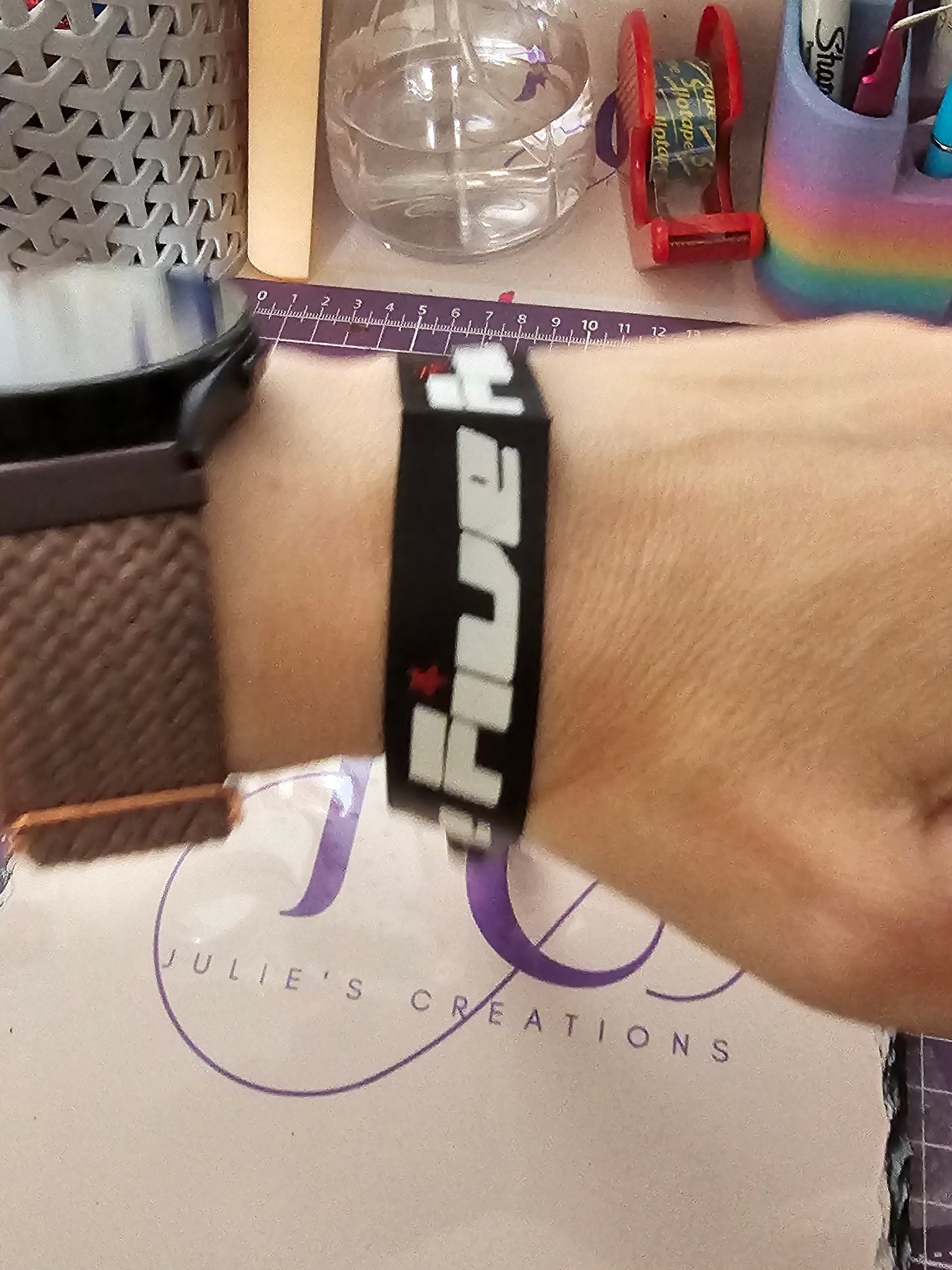 Five keepsake wristband