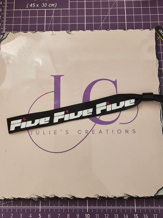 Five keepsake wristband